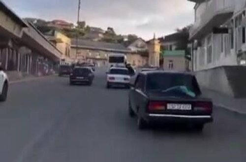 Toy karvanında xuliqanlıq edən sürücülər saxlanıldı - (Video)