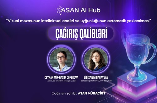 “ASAN AI Hub” növbəti çağırış üzrə qalib həll müəyyən edib
