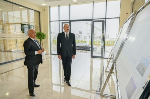 Prezident açılışda - FOTOLAR
