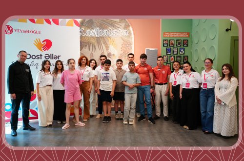 Veysəloğlu MMC”nin “Dost Əllər” layihəsi çərçivəsində neyromüxtəlifliyi olan gənclər üçün masterklass keçirilib