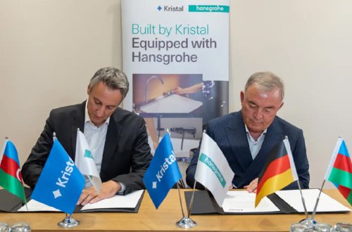 Kristal və Hansgrohe arasında əməkdaşlıq memorandumu imzalanıb
