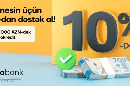 Biznesin üçün 10-dan dəstək al!