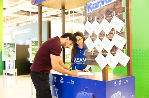 ASAN könüllülərinin “Bilik Karvanı” aksiyası davam edir