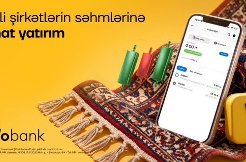 Yelo Invest ilə yerli şirkətlərin səhmlərinə yatırım etmək indi daha əlçatandır!