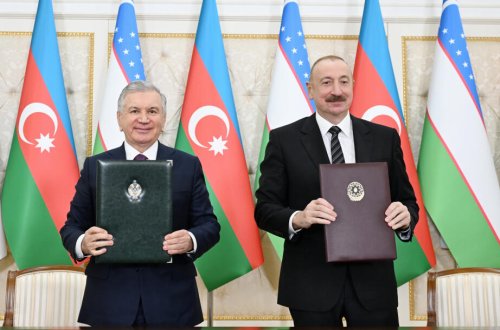 İlham Əliyev: Azərbaycanla Özbəkistan TDT-ni ortaq tariximizi və mədəniyyətimizi gələcəyə daşıyan birlik kimi dəyərləndirir