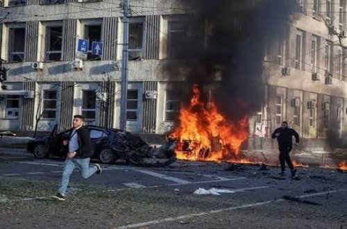 Rusiya ordusu Borispol bölgəsinə raket zərbələri endirib