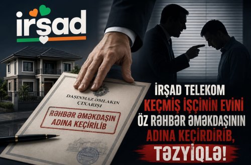 “İrşad Electronics” rəhbərliyi bu cinayətdə ittiham olunur: Əməkdaşın evini aldılar, şirkətin malını taladılar (VİDEO)