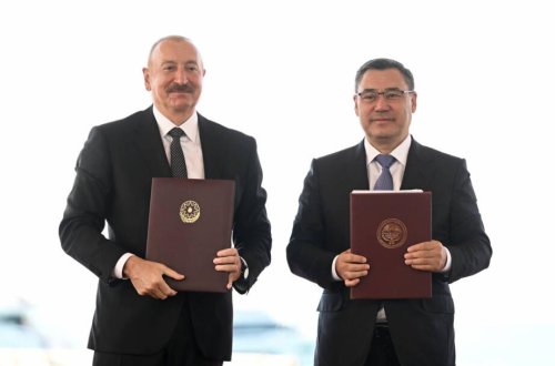 Prezident İlham Əliyev: Azərbaycan-Qırğızıstan münasibətlərinin müttəfiqlik səviyyəsinə çatması məmnunluq doğurur