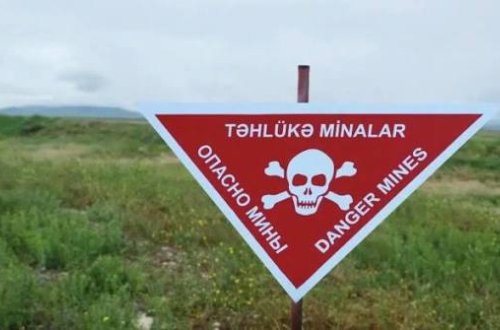 Azad edilmiş ərazilərdə ötən ay 635 mina, 2724 PHS aşkarlanıb
