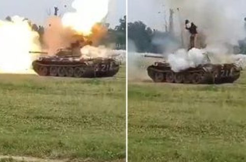 Tank təlim zamanı partladı, 2 hərbçi həlak oldu