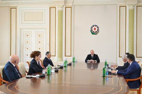 Prezident Ramil Usubovu və həmkarlarını qəbul etdi - FOTO