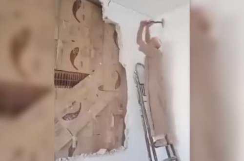 Əsəd rejimindən qaçan suriyalı bir kişi gizlətdiyi kitabxanasına yenidən qovuşub