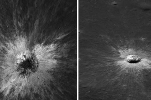 NASA-nın kosmik aparatı Ayda nəhəng yeni bir krater aşkar edib