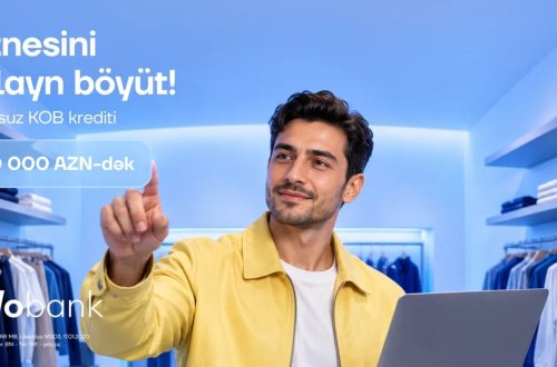 Sahibkarlar üçün: 300 000 AZN-dək girovsuz və onlayn kredit imkanı!
