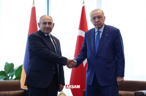 Ərdoğan Paşinyanı qəbul etdi