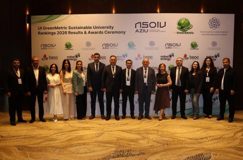 Mingəçevir Dövlət Universiteti UI GreenMetric 2026-da Azərbaycanın ən dayanıqlı universitetləri sırasında: ölkə üzrə 6-cı yer