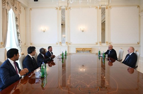 Prezident İlham Əliyev “Global Infrastructure Partners” şirkətinin rəhbərini qəbul edib - (Foto)