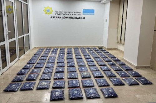 İrandan Rusiyaya şaftalı aparan yük maşınında 52 kq marixuana aşkarlanıb - VİDEO