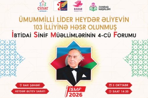 Bakıda “İbtidai sinif müəllimlərinin 4-cü forumu” keçiriləcək