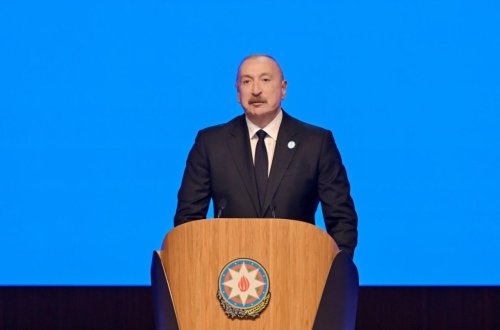 Prezident İlham Əliyev: İlk dəfədir qurultayımız Azərbaycan öz ərazi bütövlüyünü və suverenliyini tam bərpa edəndən sonra keçirilir