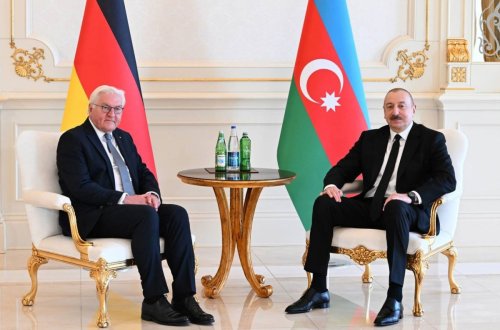 Azərbaycan lideri Almaniya Prezidentini təbrik edib