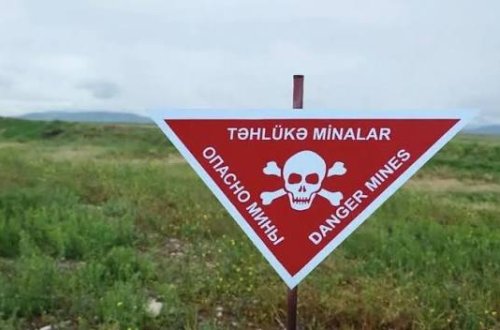Azad edilmiş ərazilərdə daha 285 mina, 838 PHS aşkarlanıb