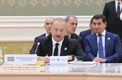 Türkmənbaşı şəhərində sənədlərin imzalanması mərasimi oldu