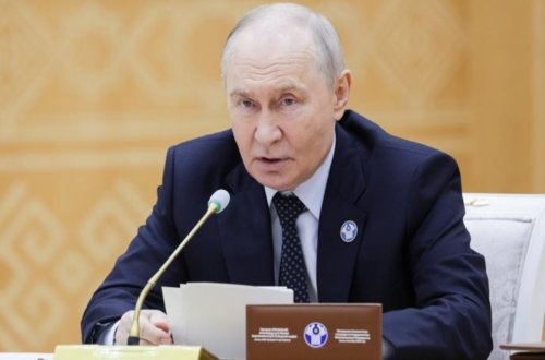 Putin: Xəzər dənizi təkcə Rusiyada 20 min kvadrat kilometrdən çox azalıb