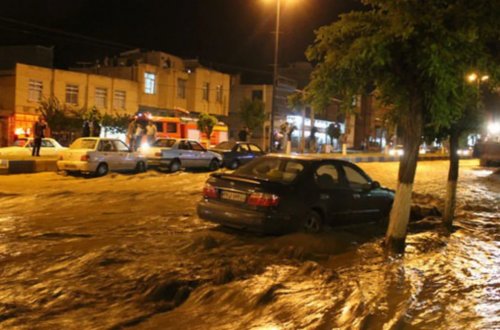 İranda daşqınlar nəticəsində bir nəfər ölüb, iki nəfər itkin düşüb