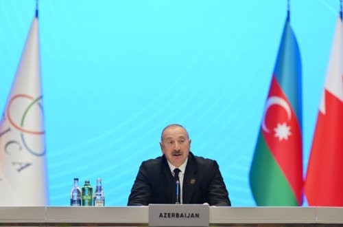 Prezident: Azərbaycan ikili standartların tətbiqi ilə bağlı zərərli praktikaya qarşı fəal şəkildə çıxış edir