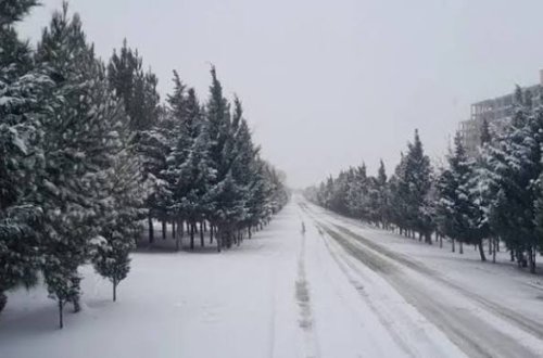 Azərbaycanın bəzi ərazilərinə qar yağıb - Faktiki hava