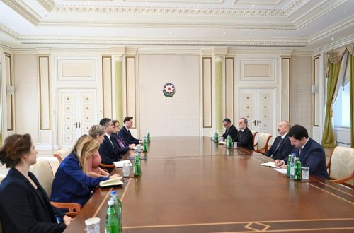 Azərbaycan Prezidenti İlham Əliyev Niderlandın xarici işlər nazirini qəbul edib - (Foto)