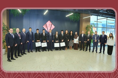 Veysəloğlu Şirkətlər Qrupunda Prezident təqaüdçüsü olan əməkdaş övladları ilə görüş keçirilib