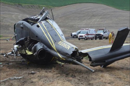 İki helikopter toqquşub, ölənlər var